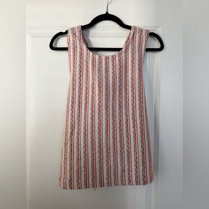 Madewell Striped Red and White Women's Top